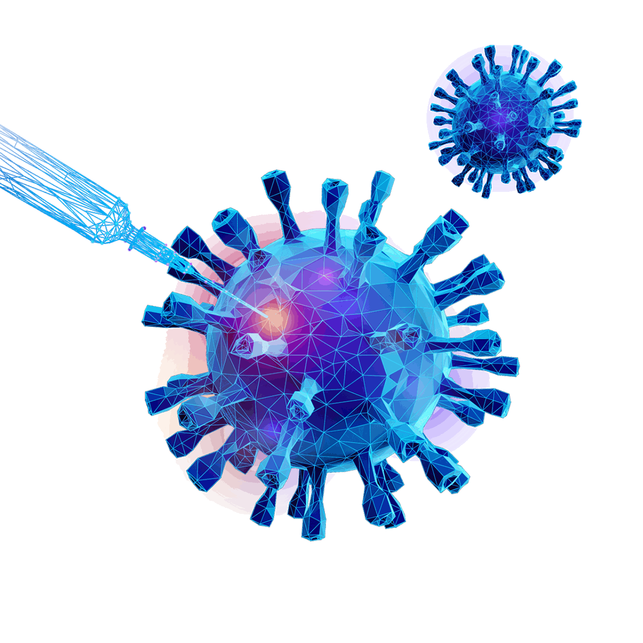 Blue Virus D Element Png Image Free Download 1 Corona Virus covid 19