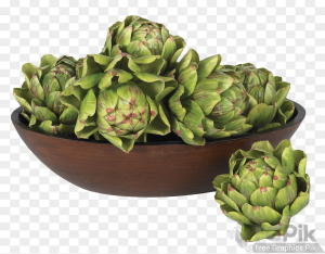 Artichoke-In-Bowl-PNG-Image
