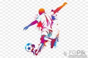 Colorful-Football6 Football Png images free download
