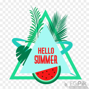 Summer Png Vector Clipart Elements 37