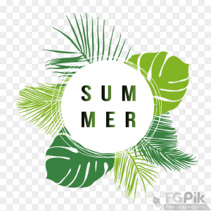 Summer Png Vector Clipart Elements 38