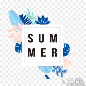 Summer Png Vector Clipart Elements 39