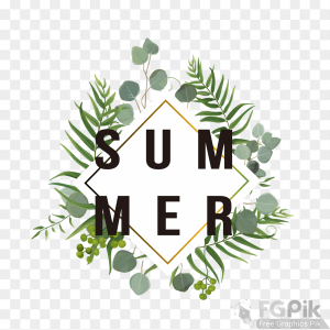 Summer Png Vector Clipart Elements 40