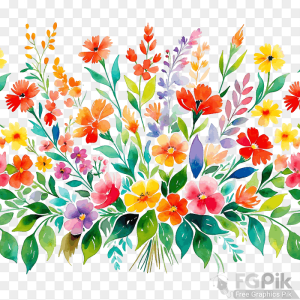 Watercolor Flower Png 4
