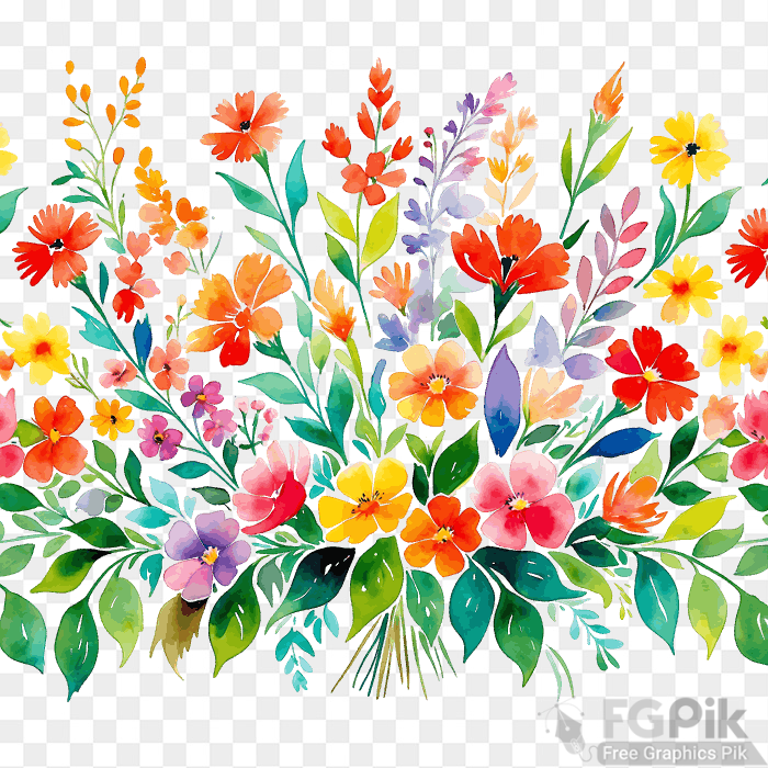 Watercolor Flower Png 4