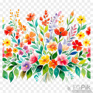 Watercolor Flower Png 4