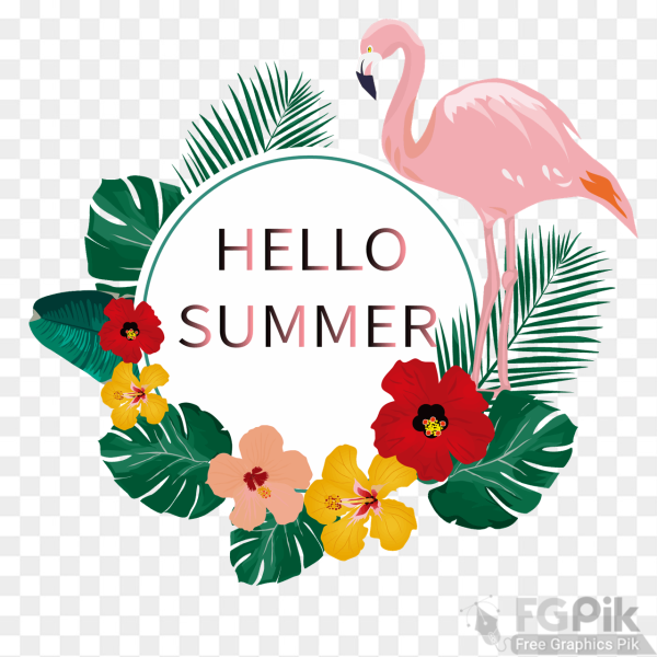 Summer Png Vector Clipart Elements 45